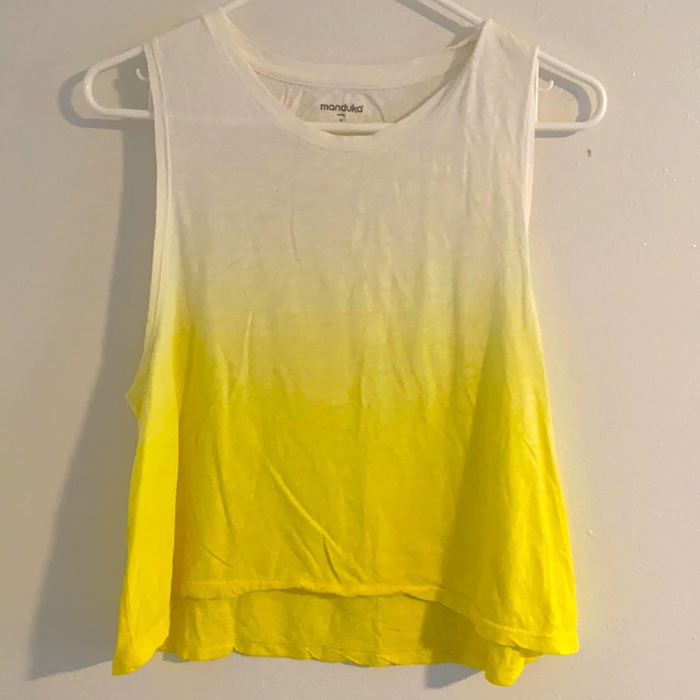 Manduka Adorn Open Back Crop Top